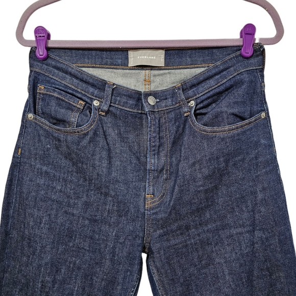 Everlane High Waist Dark Wash Skinny Jeans - Picture 3 of 6